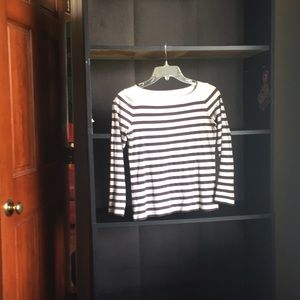 XsP striped 3/4 sleeve shirt